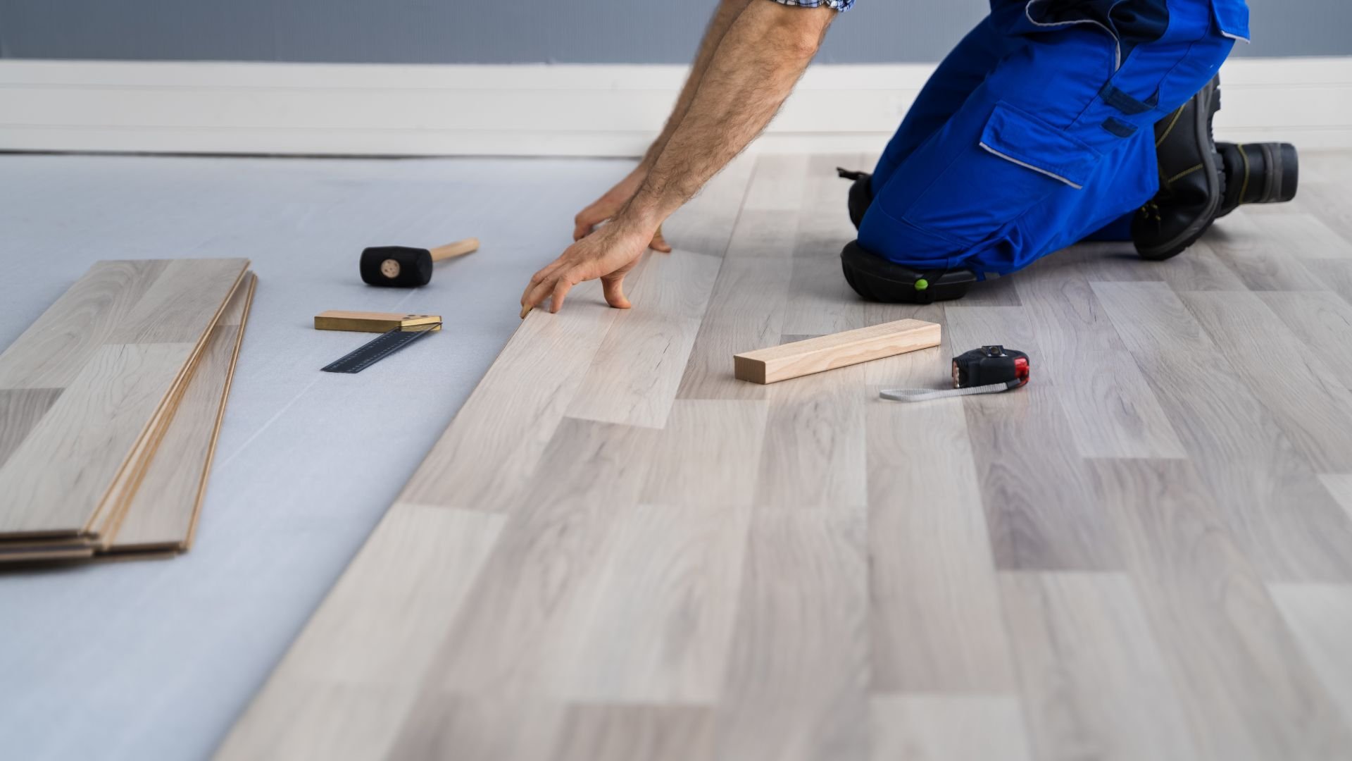 Luxury vinyl plank flooring installation in Solano County CA